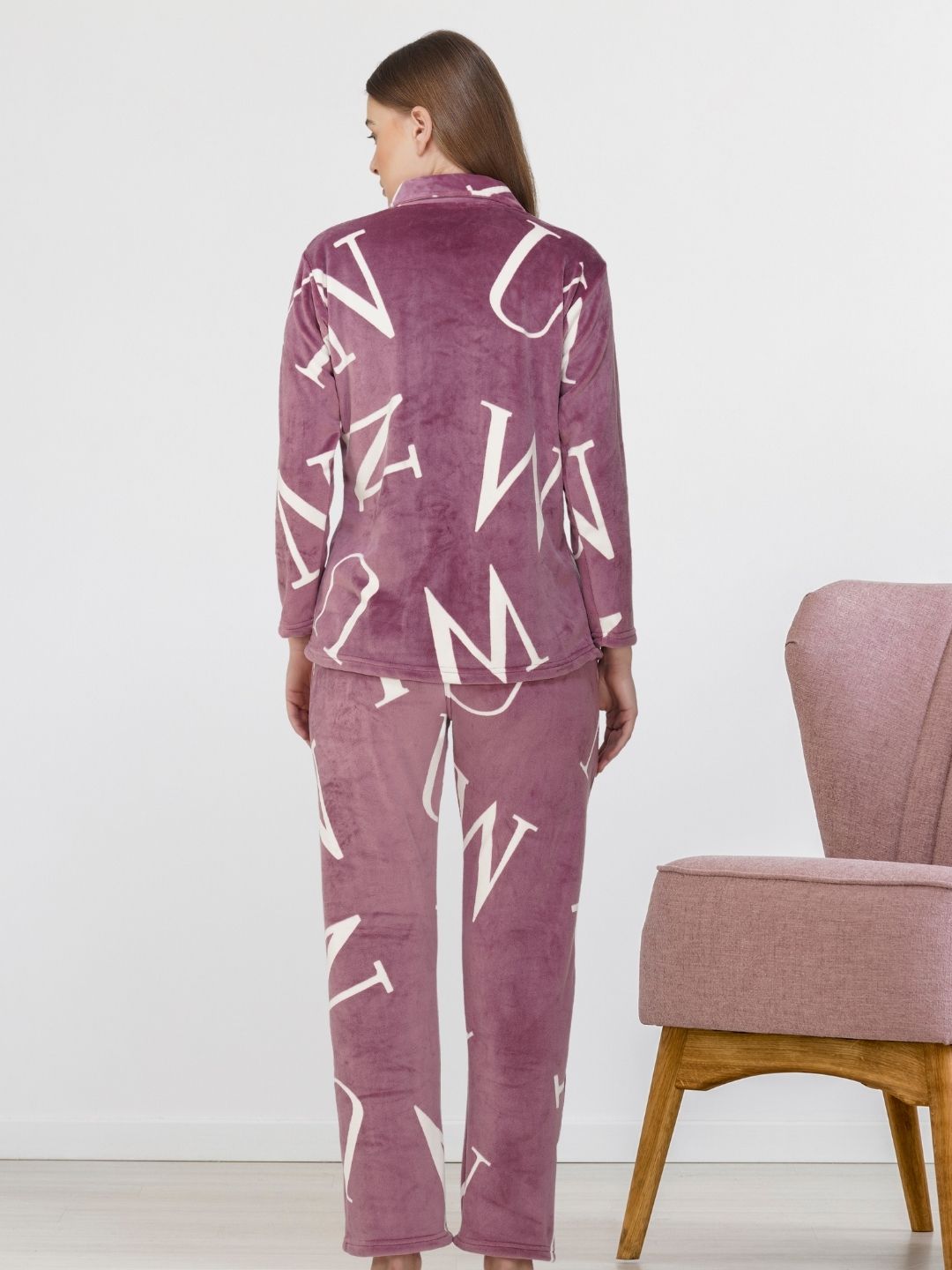 Blush Script Nightsuit