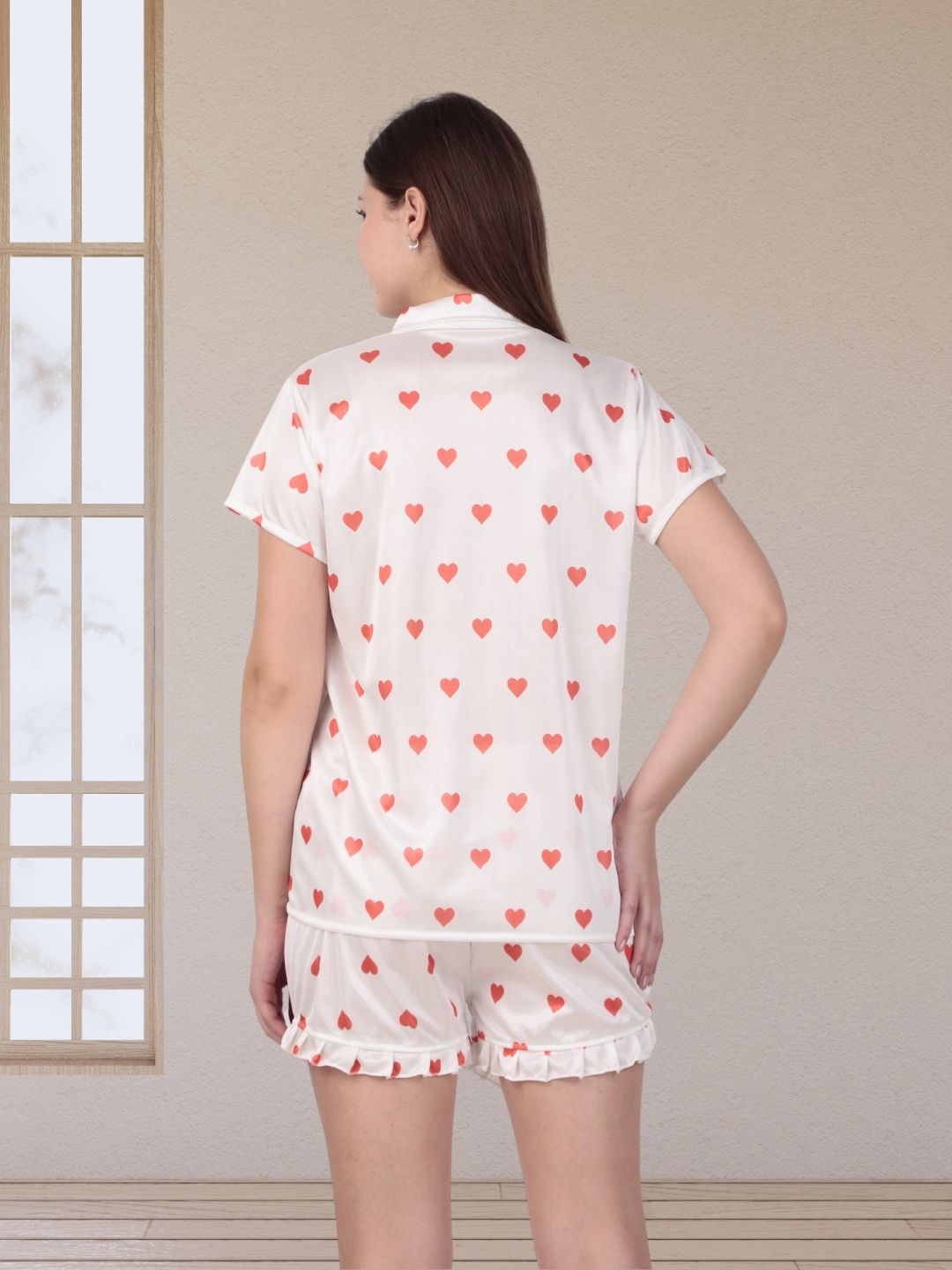 Midnight Romance Satin Nightsuit