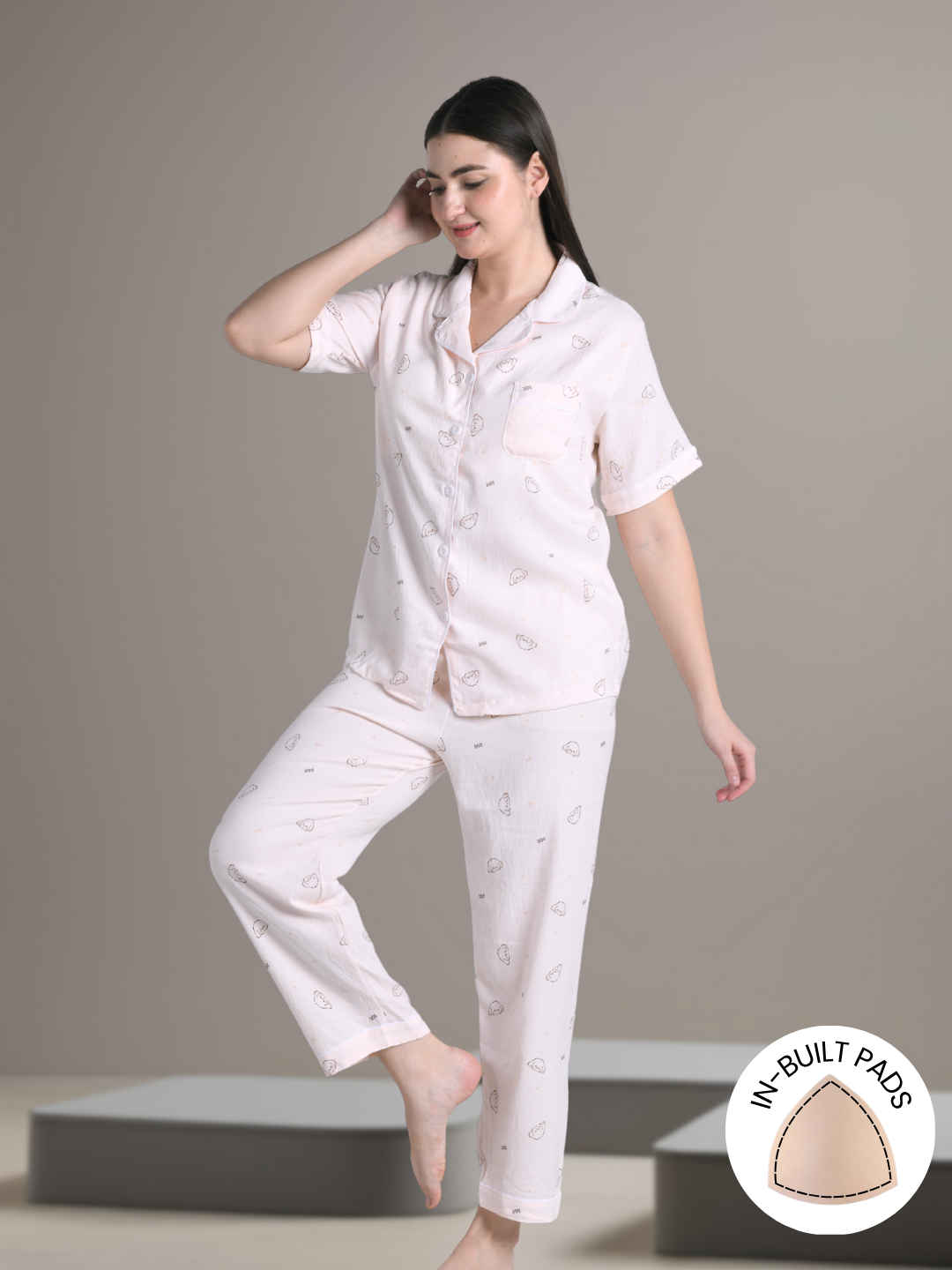 Paw Pal Padded Nightsuit (3 Pc Set)