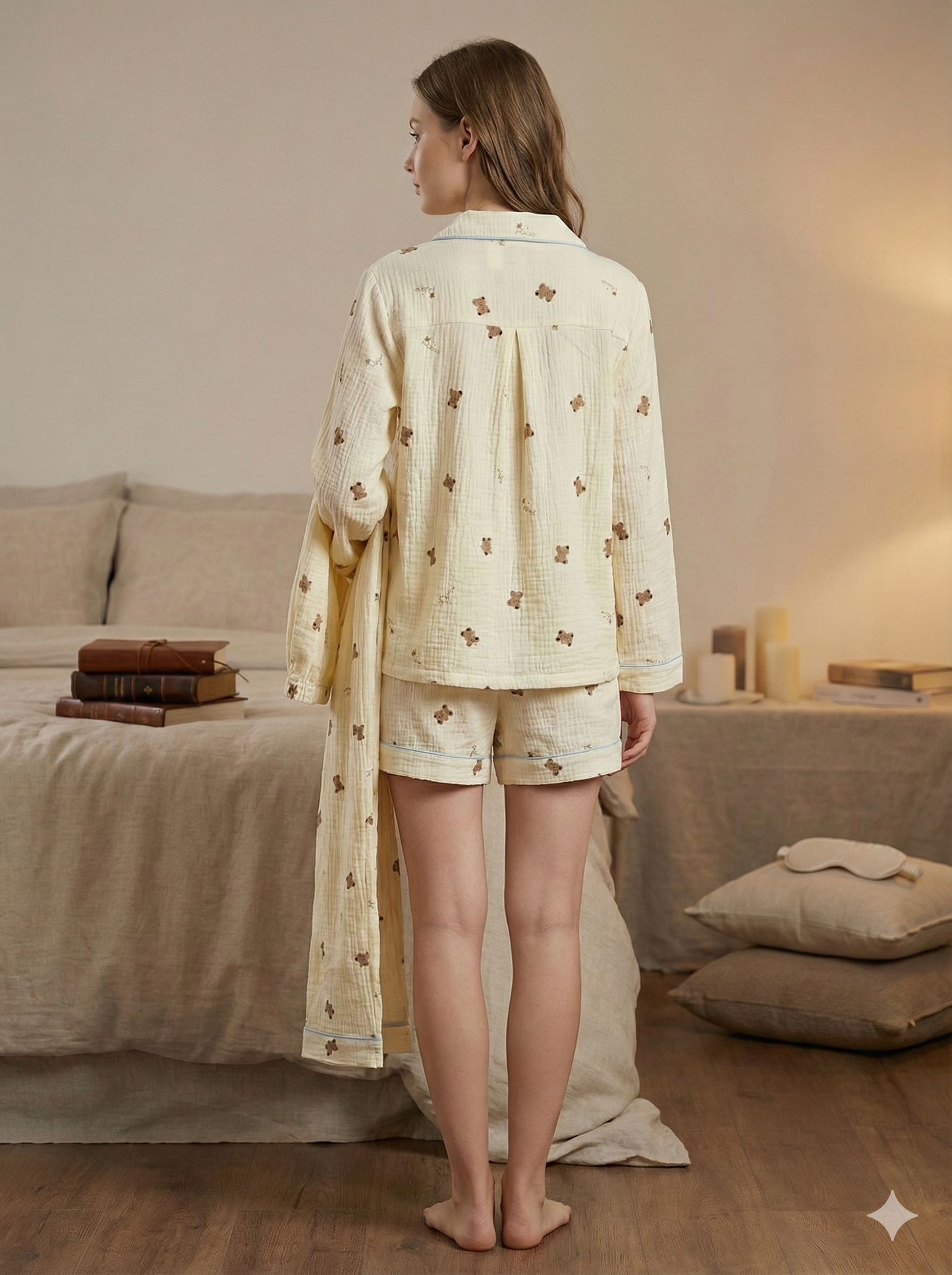 Giggles & Bears Padded Nightsuit Set (3PCS)