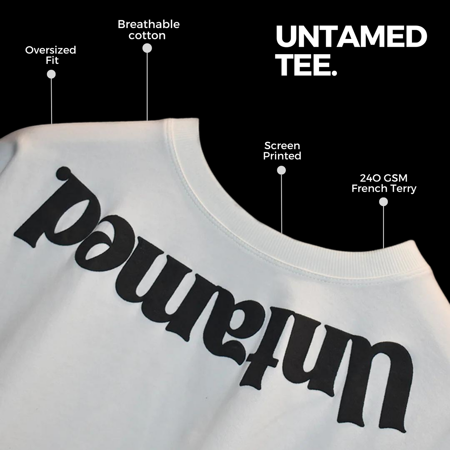 UNTAMED BEACH REBEL: OFF-WHITE (WOMEN)