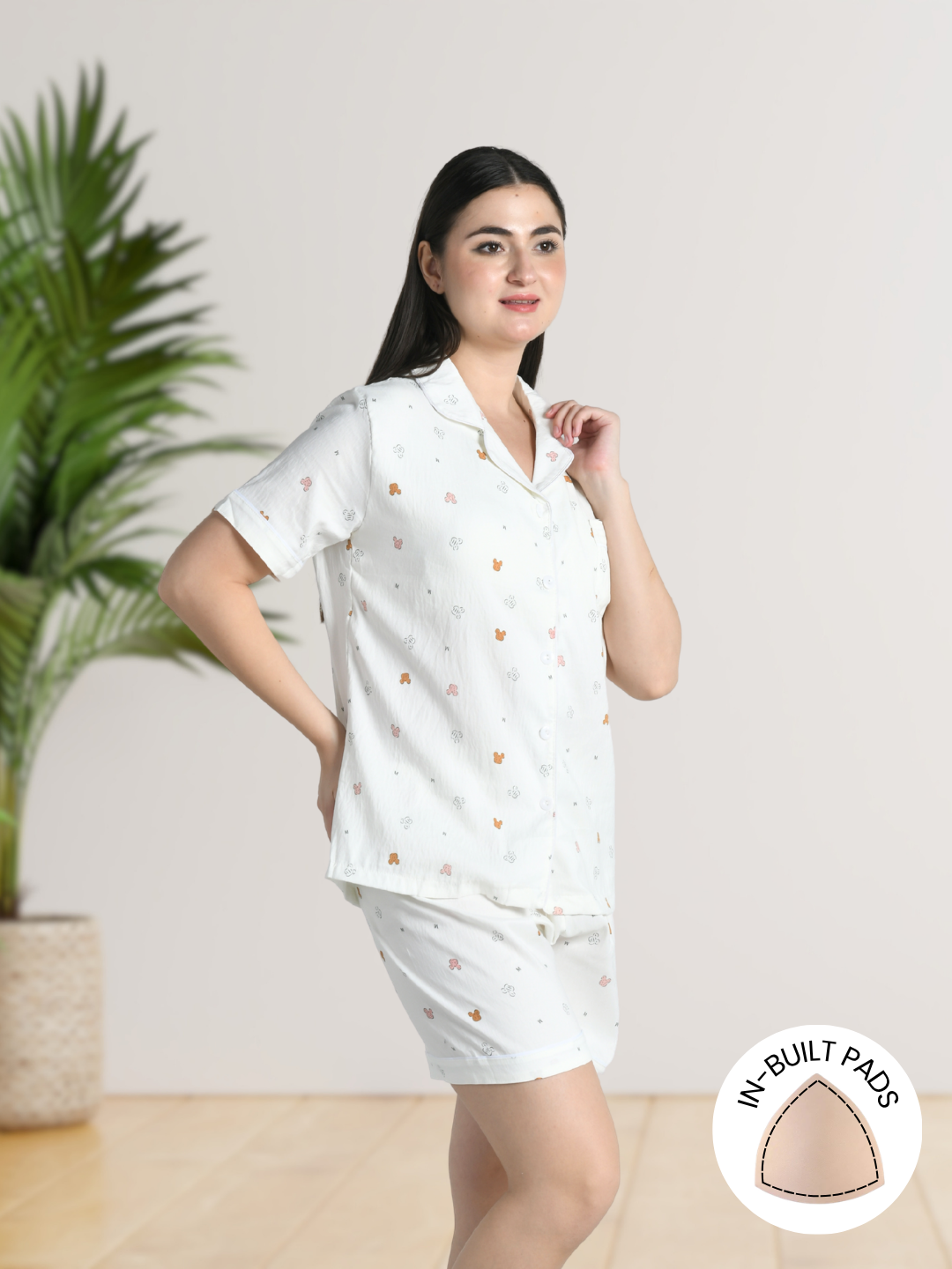 Teddy Pop Padded Nightsuit (3 Pc Set)