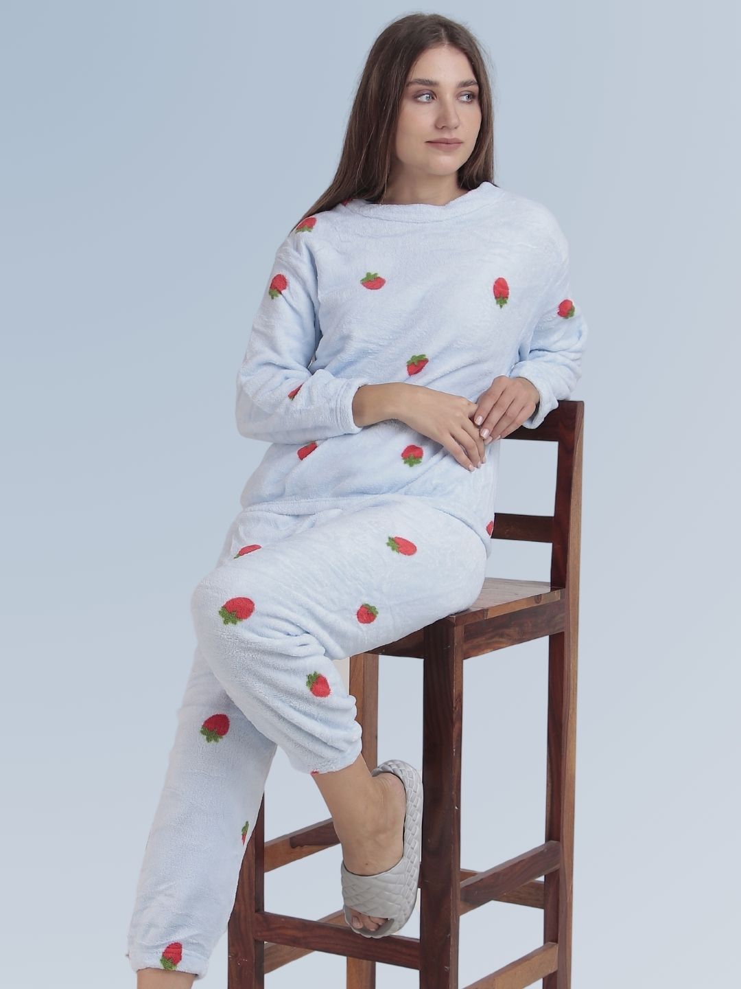 Berry Cute: Baby Blue Nightsuit