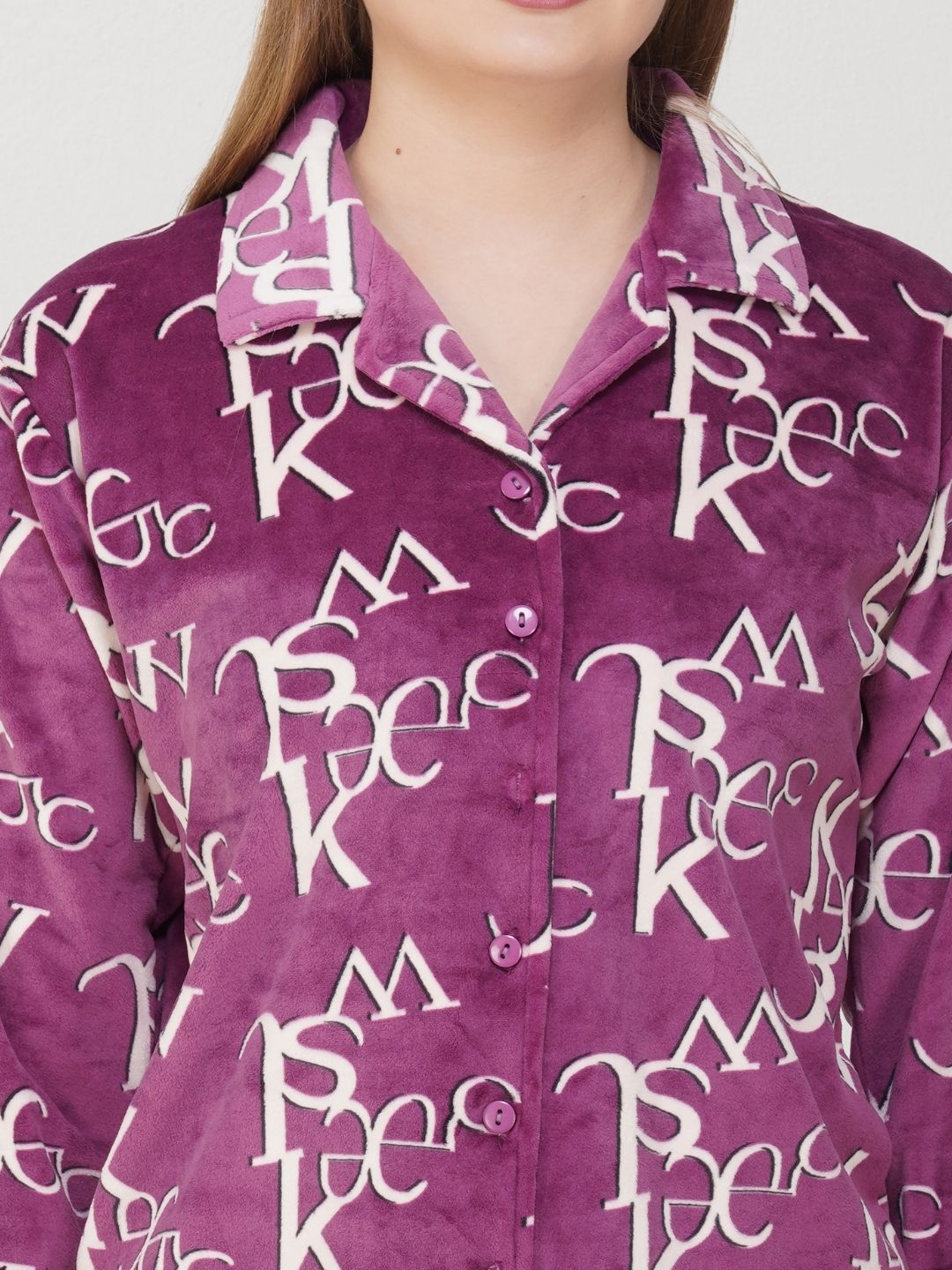 Plum Dreamy Nightsuit