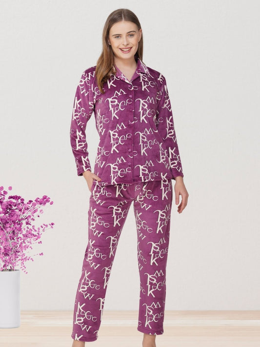 Plum Dreamy Nightsuit
