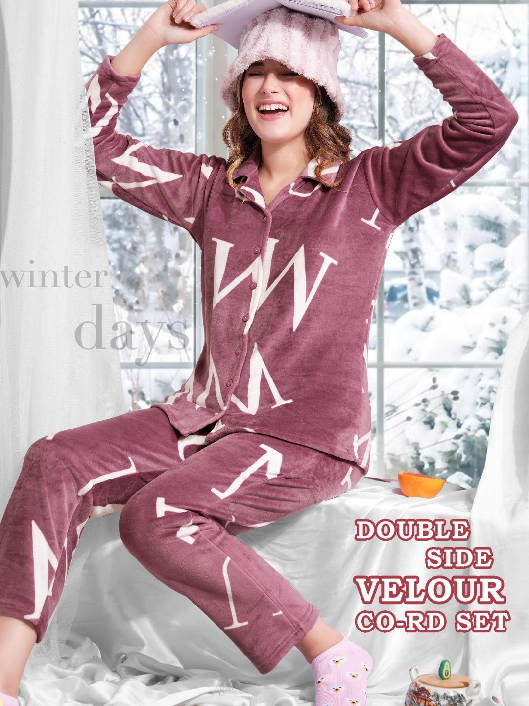 Blush Script Nightsuit