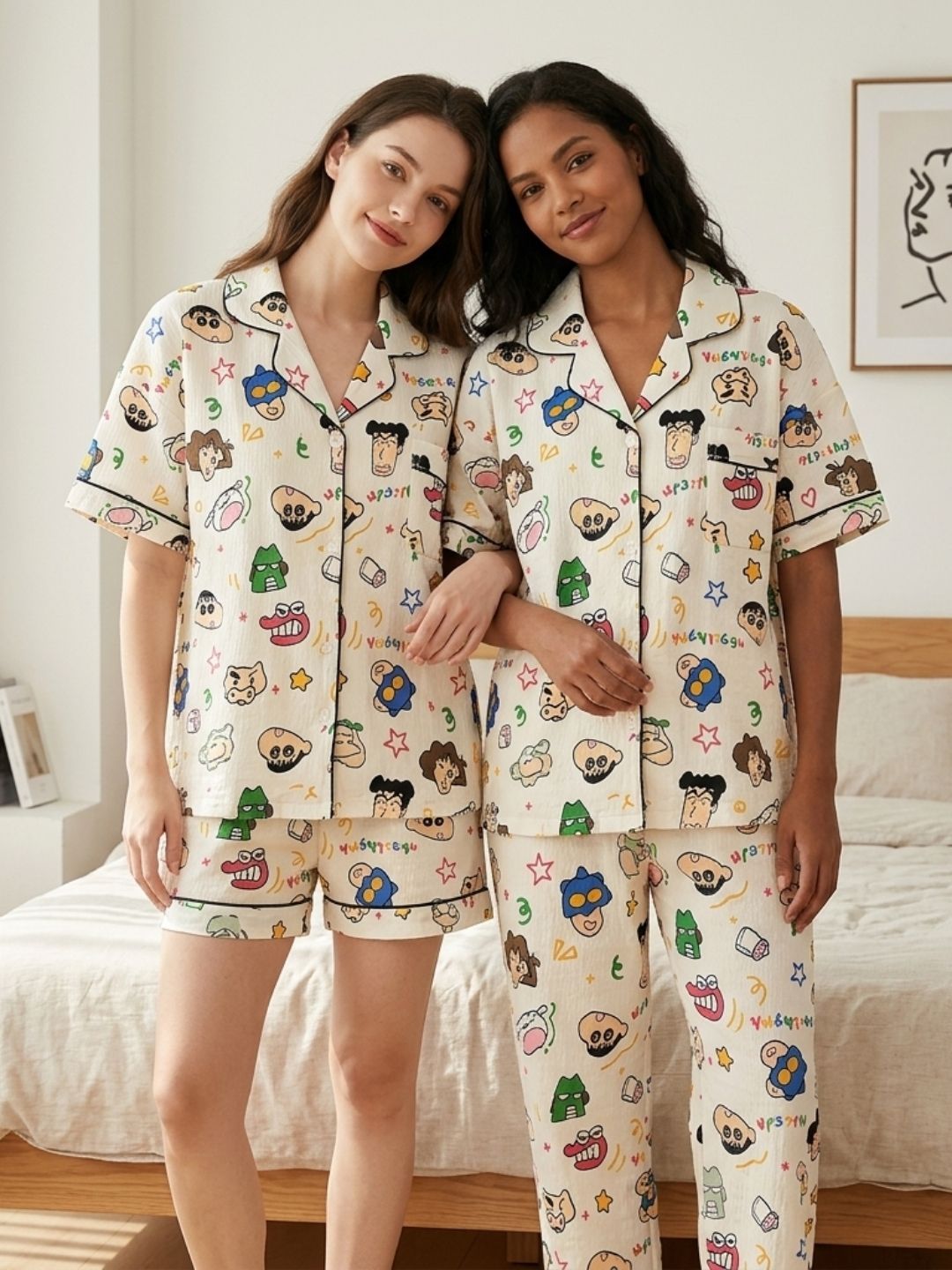 Shin-chan Padded Nightsuit (3PCS)