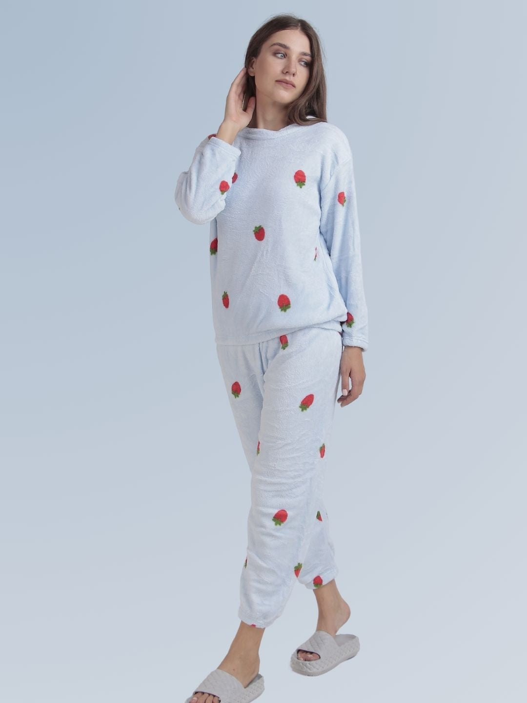 Berry Cute: Baby Blue Nightsuit