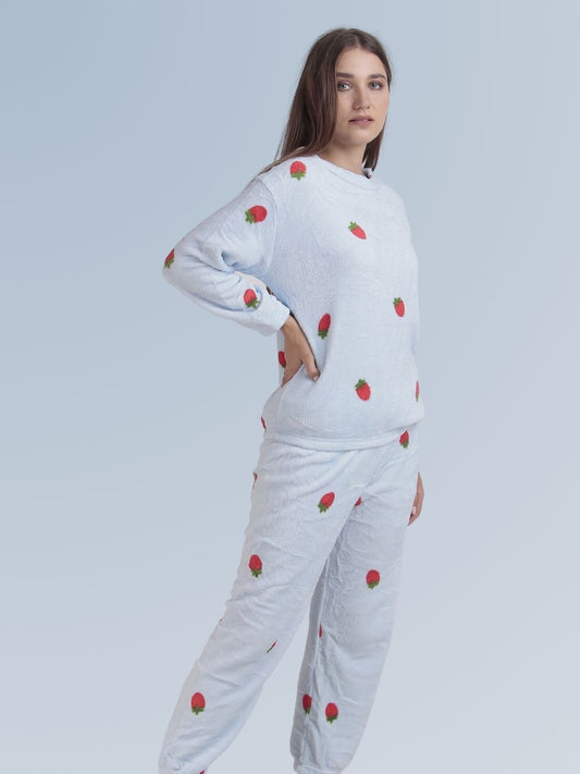 Berry Cute: Baby Blue Nightsuit