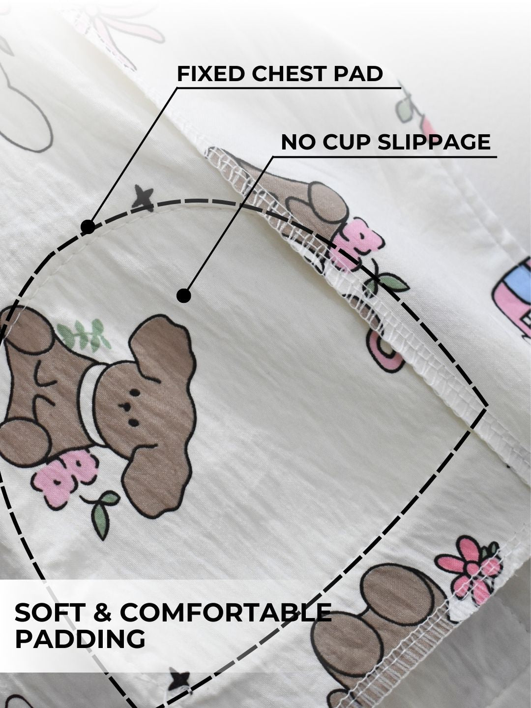 Cuddle Buddies Padded Nightsuit Set (3PCS)