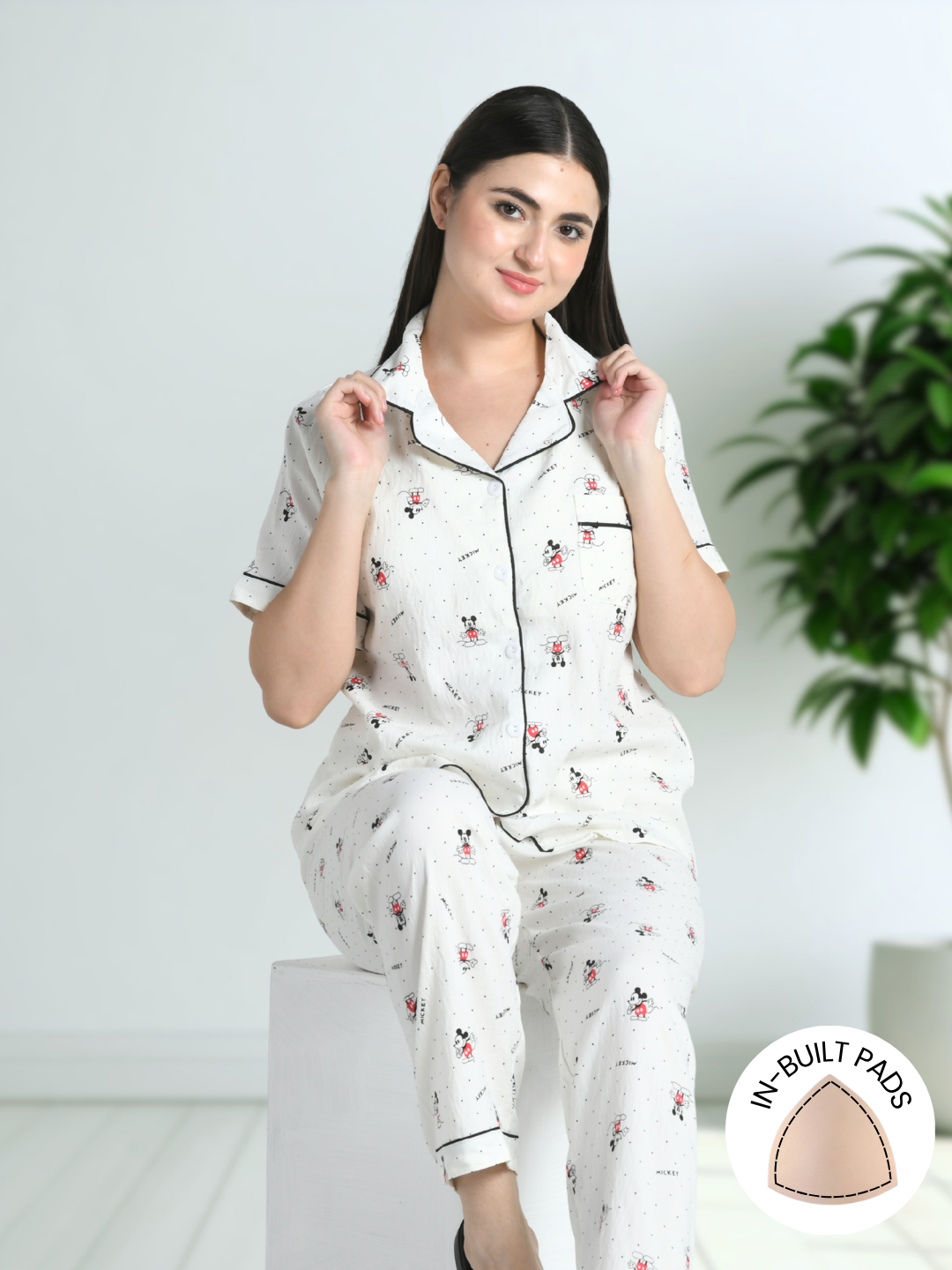 Mickey Magic Padded Nightsuit (3 Pc Set)