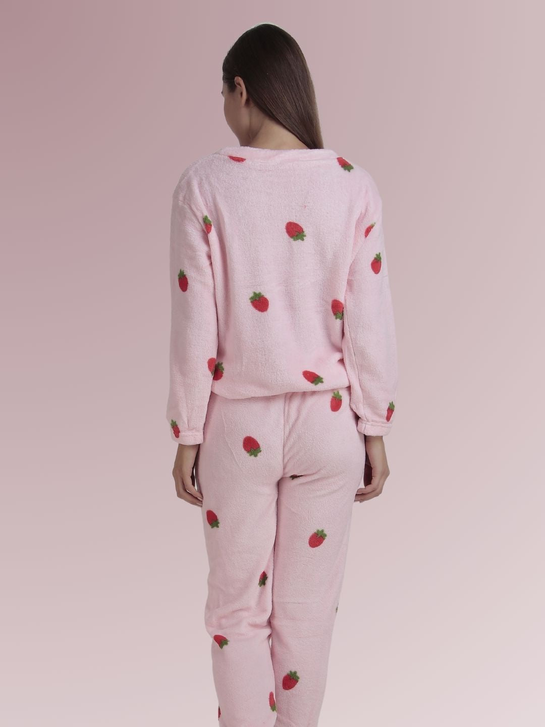 Berry Cute: Baby Pink Nightsuit