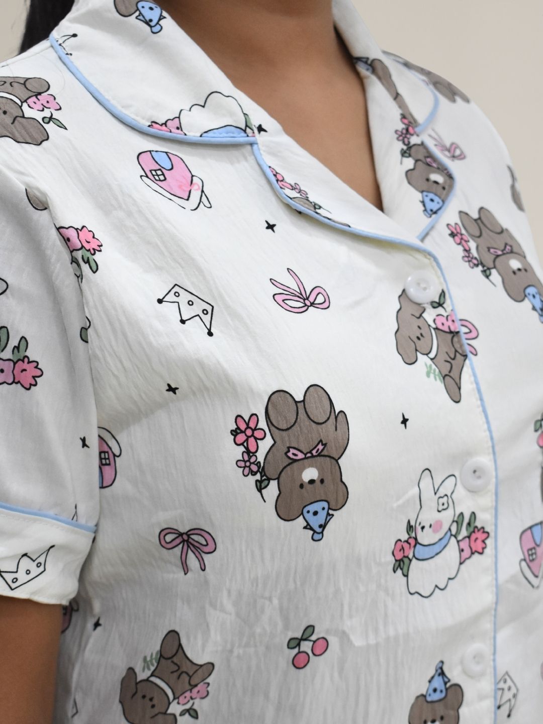 Cuddle Buddies Padded Nightsuit Set (3PCS)