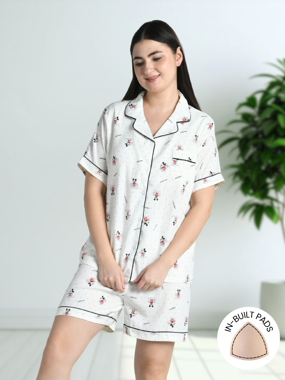 Mickey Magic Padded Nightsuit (3 Pc Set)