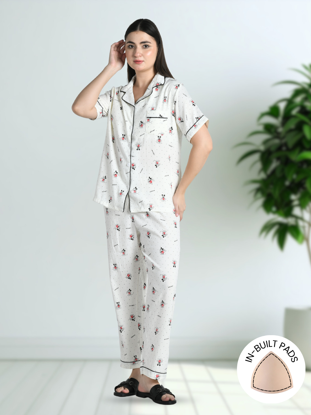 Mickey Magic Padded Nightsuit (3 Pc Set)