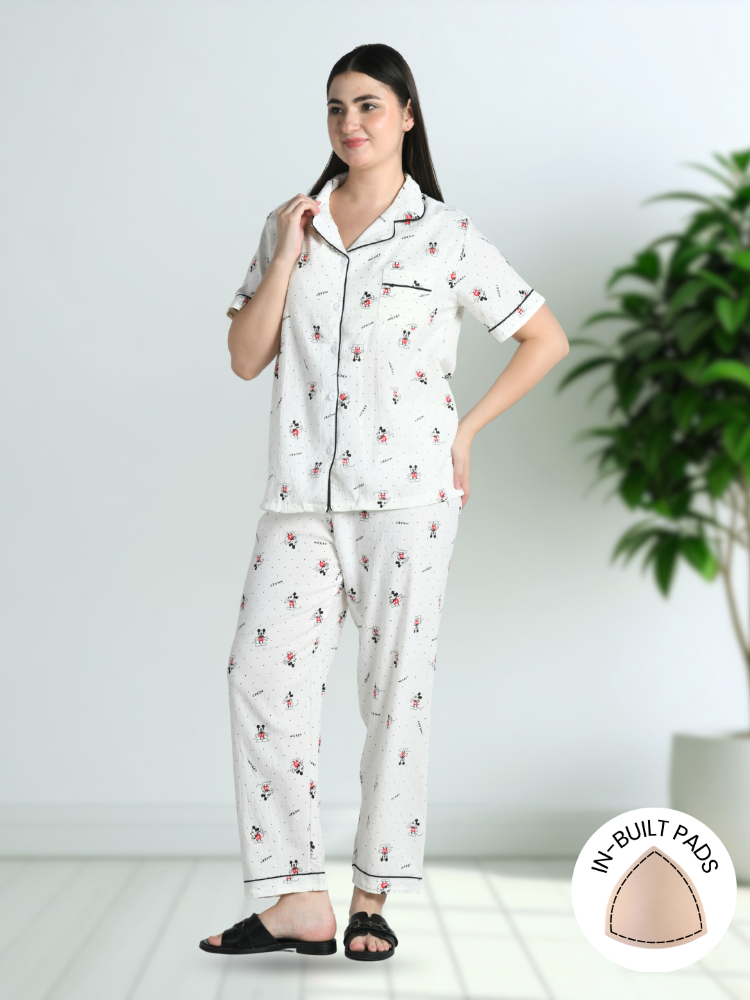 Mickey Magic Padded Nightsuit (3 Pc Set)