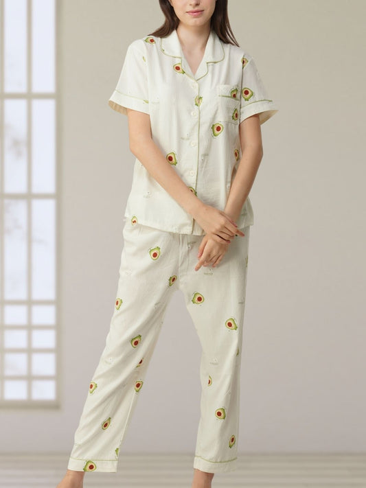 Off-White Avacado Nightsuit