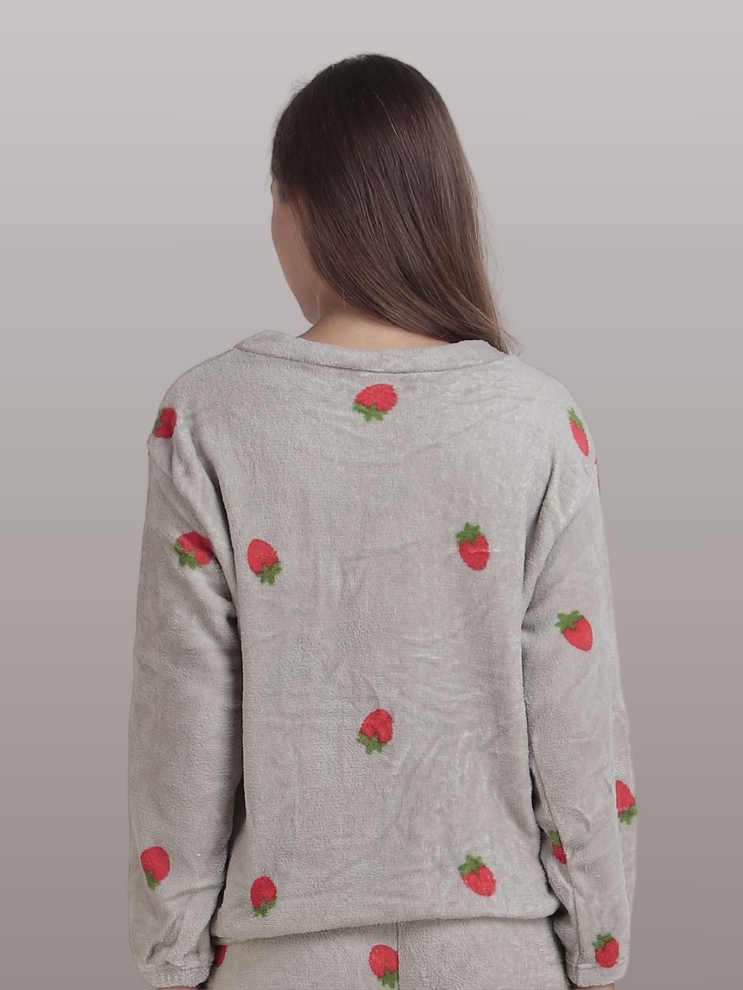 Berry Cute: Grey Nightsuit
