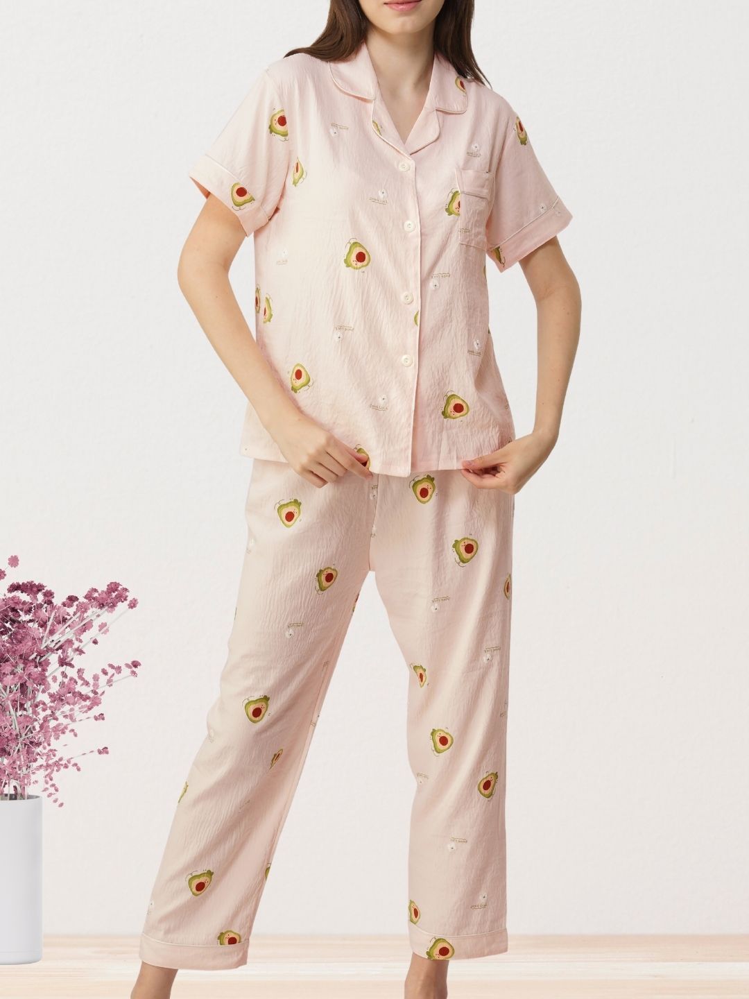 Pink Avacado Nightsuit