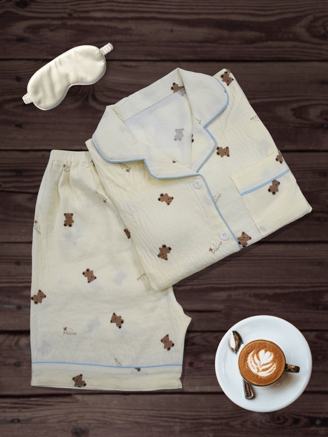 Giggles & Bears Padded Nightsuit Set (3PCS)