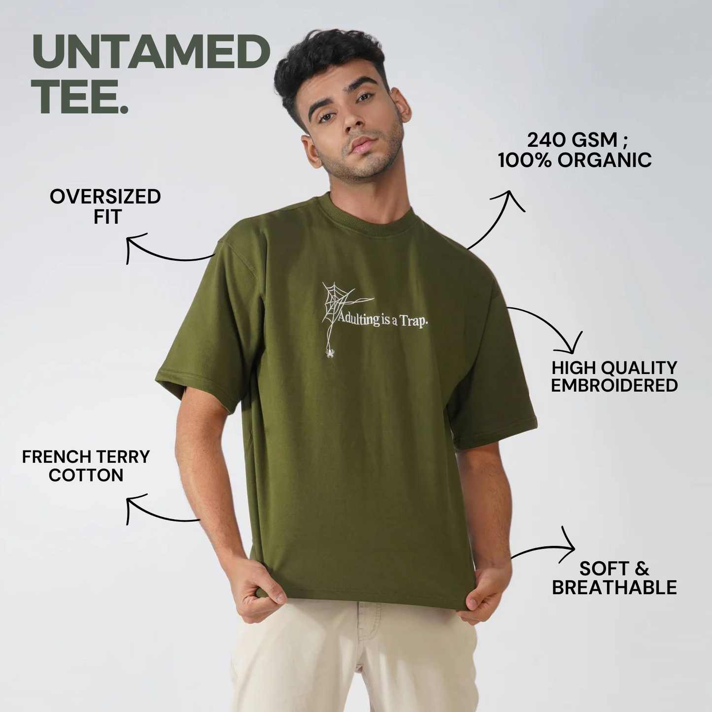 ADULTING IS A TRAP TEE (MEN)