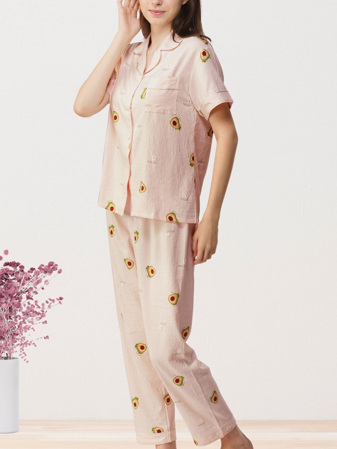 Pink Avacado Nightsuit