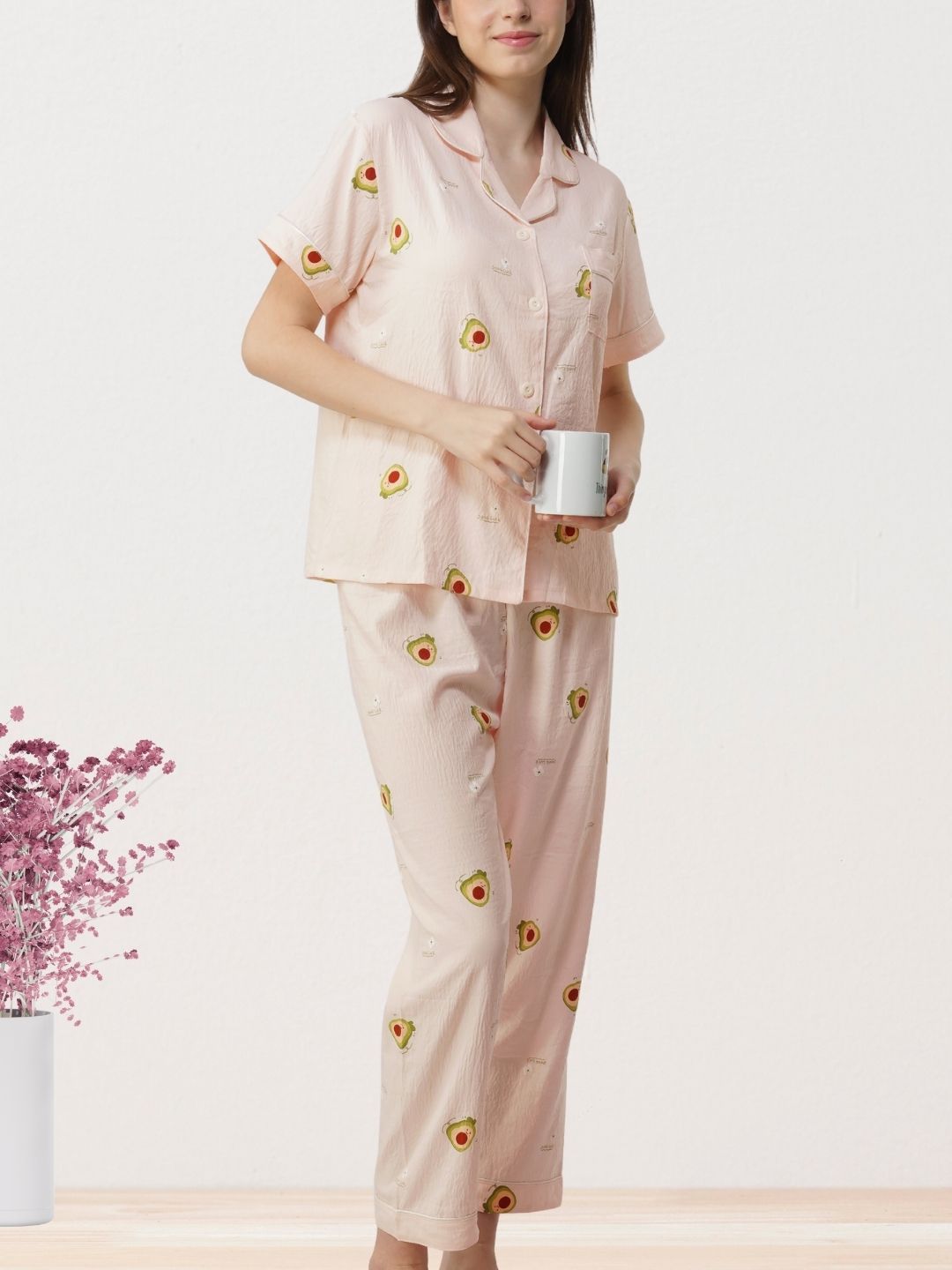 Pink Avacado Nightsuit