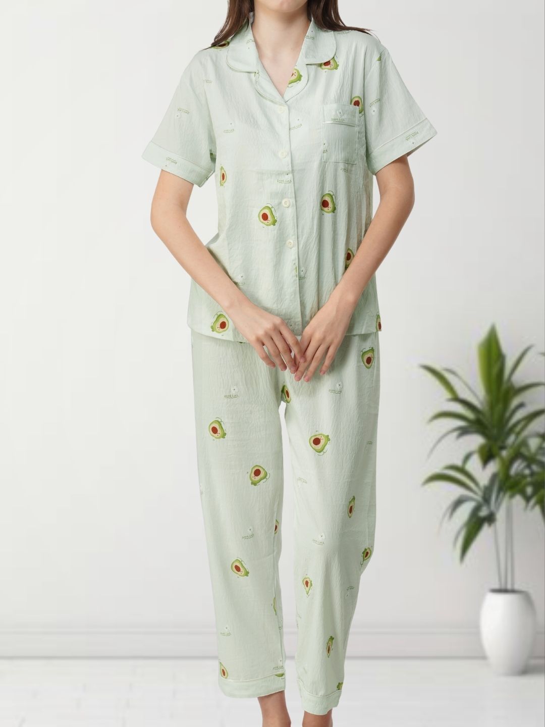 Green Avacado Nightsuit