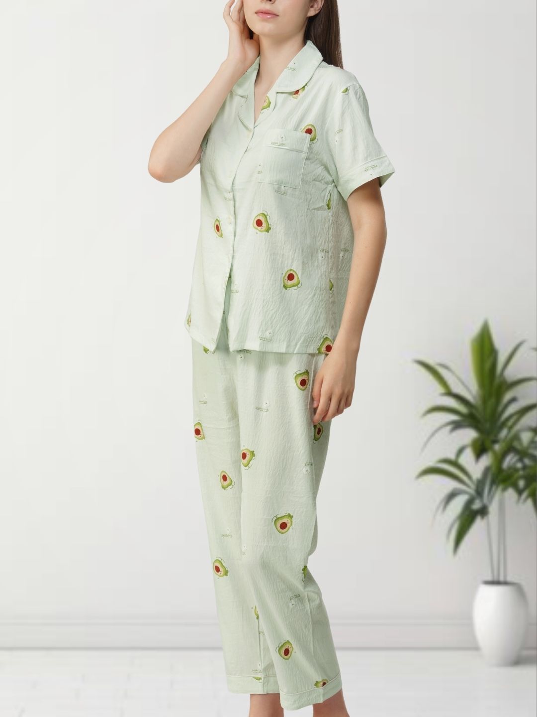 Green Avacado Nightsuit