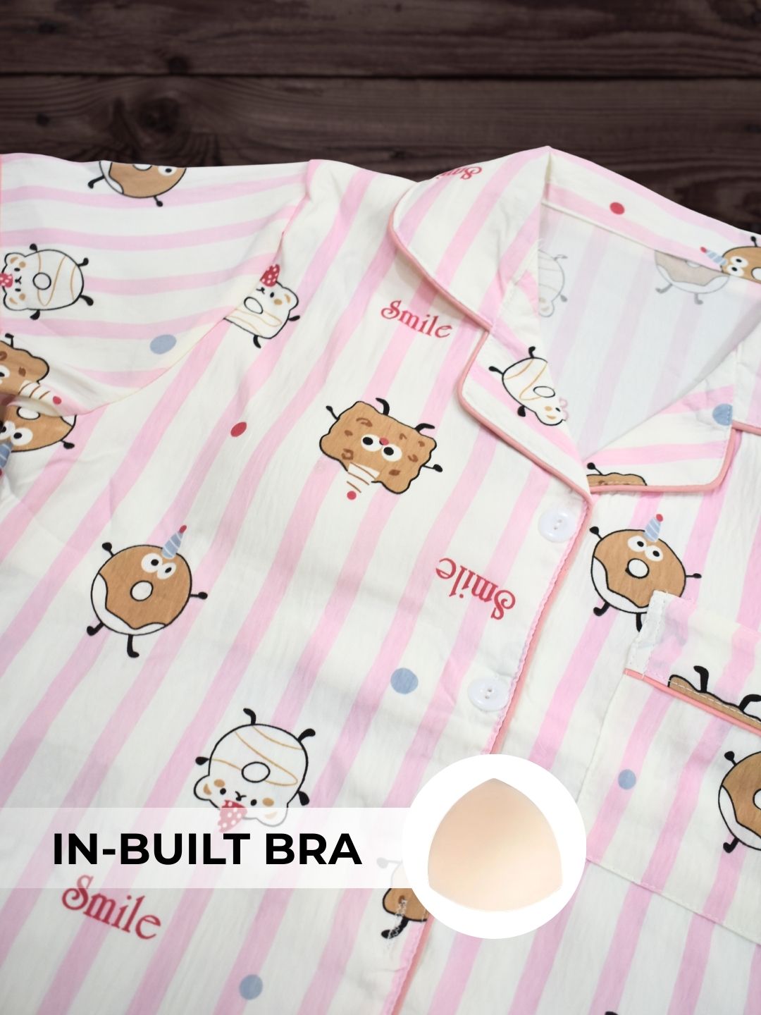 Snuggle Pops Padded Nightsuit Set (3PCS)