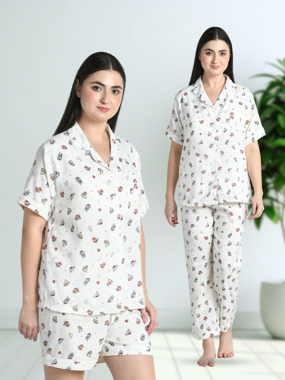 Shinchan Bedtime Padded Nightsuit (3 Pc Set)