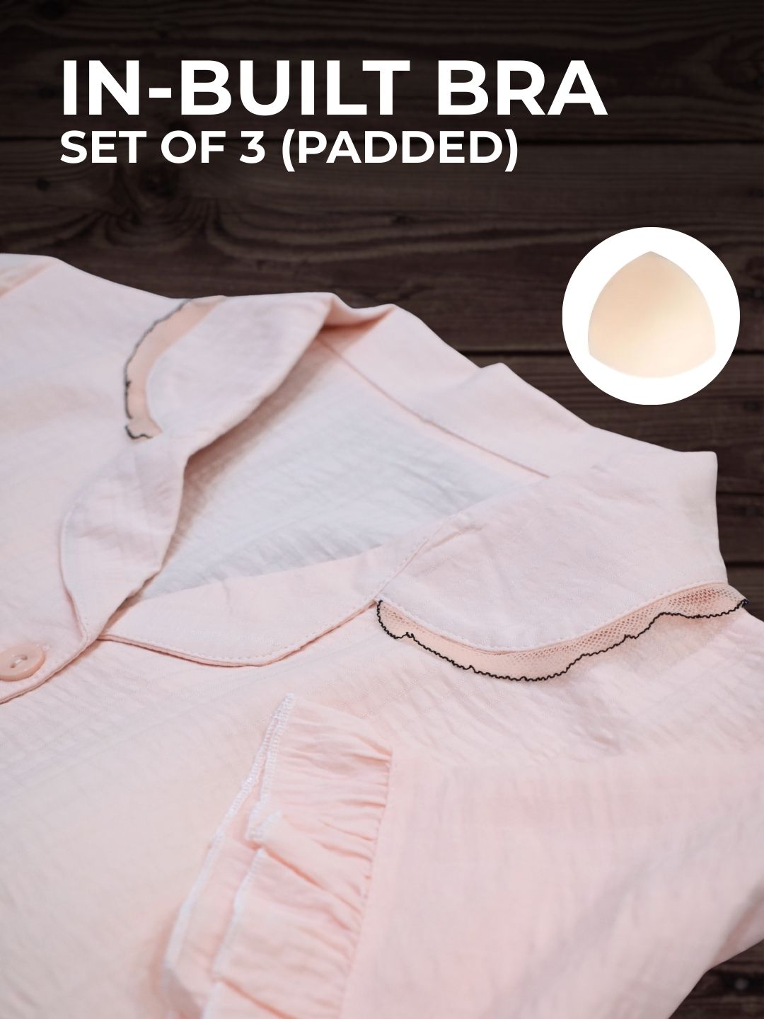 Bedtime Bliss Padded Nightsuit Set (3PCS)