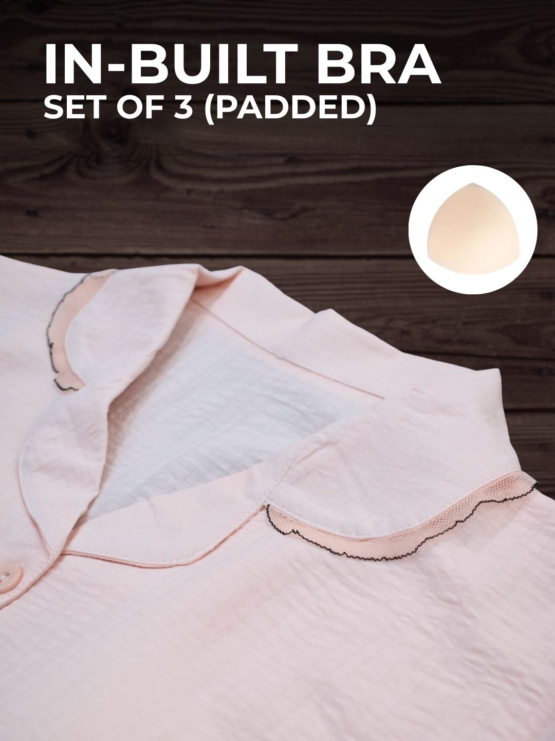 Bedtime Bliss Padded Nightsuit Set (3PCS)