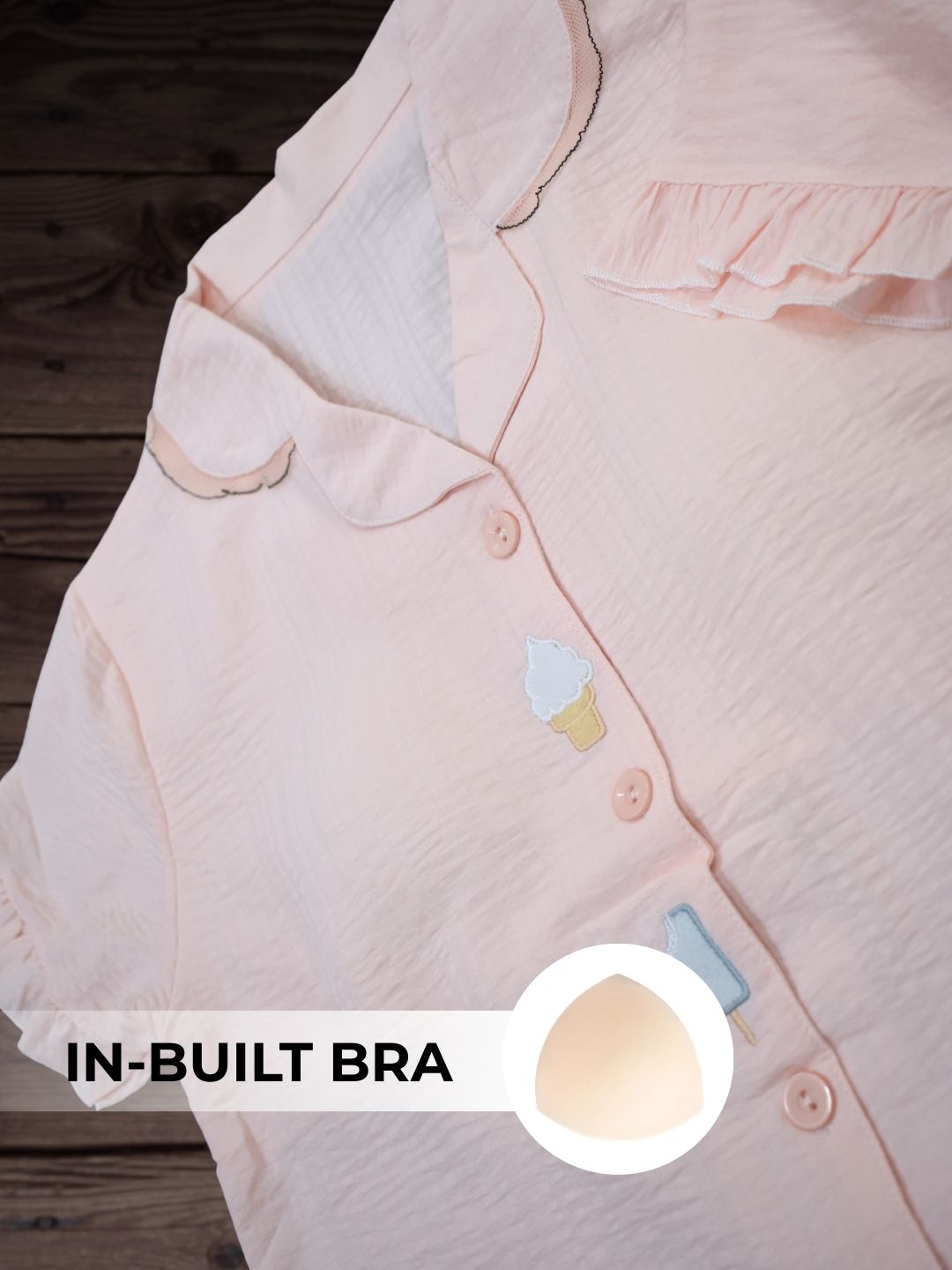 Bedtime Bliss Padded Nightsuit Set (3PCS)