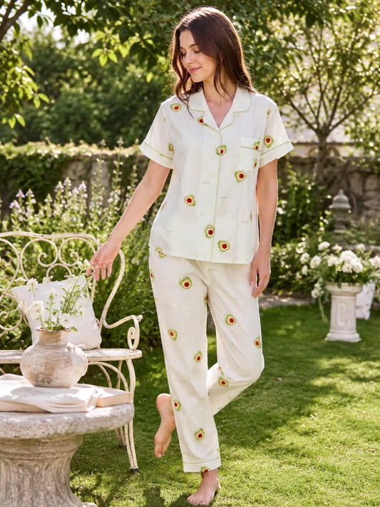 Off-White Avacado Nightsuit