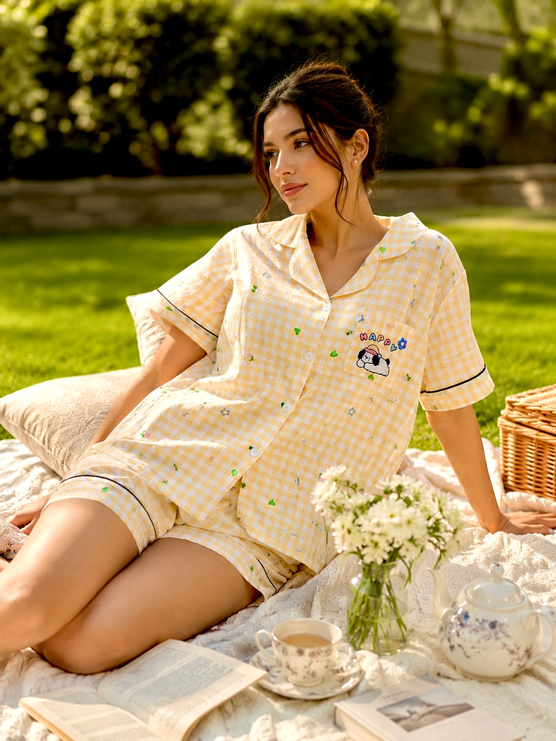 Buttercup Snooze Nightsuit (3 Pc Set)